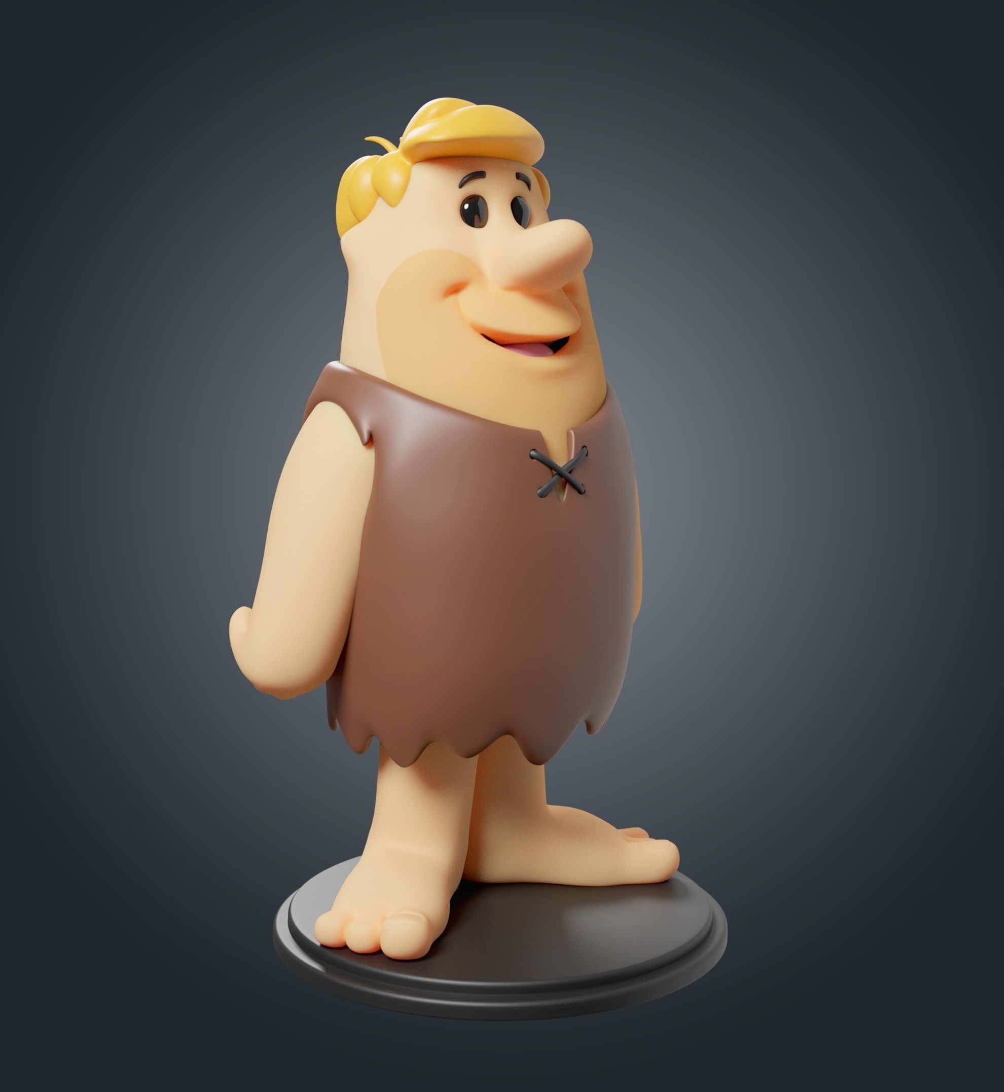 Barney Rubble 3D print model_1
