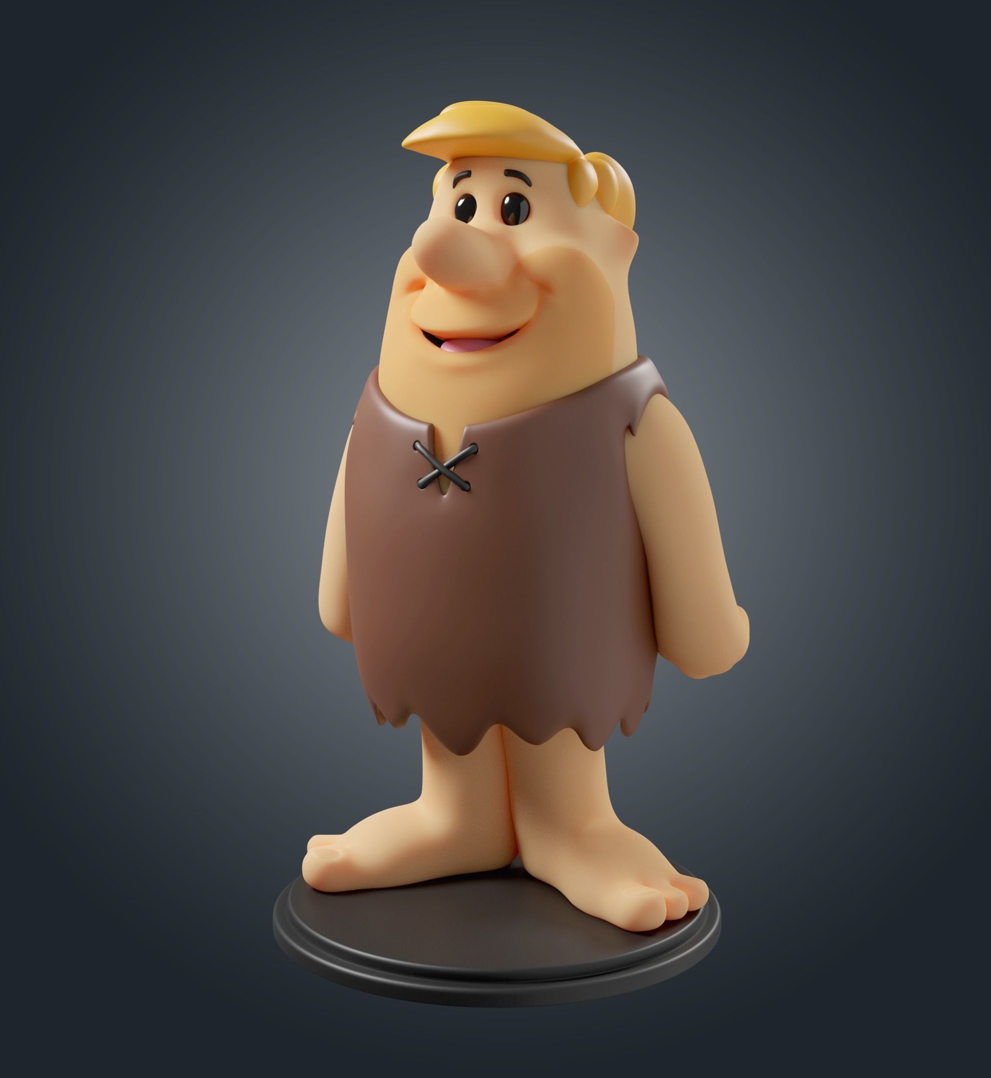 Barney Rubble 3D print model_6