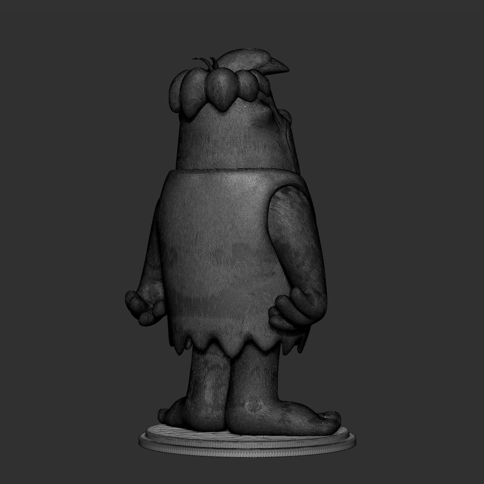 Barney Rubble 3D print model_25