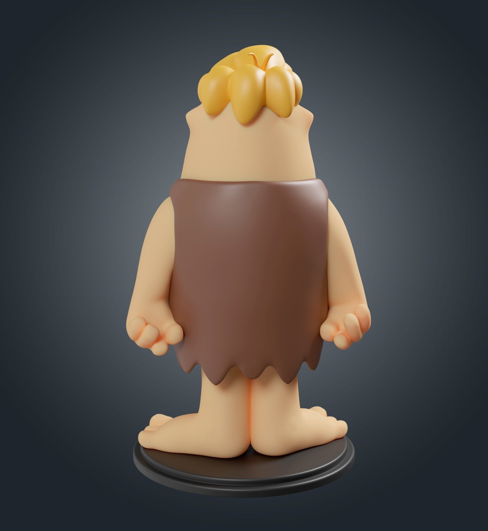Barney Rubble 3D print model_4