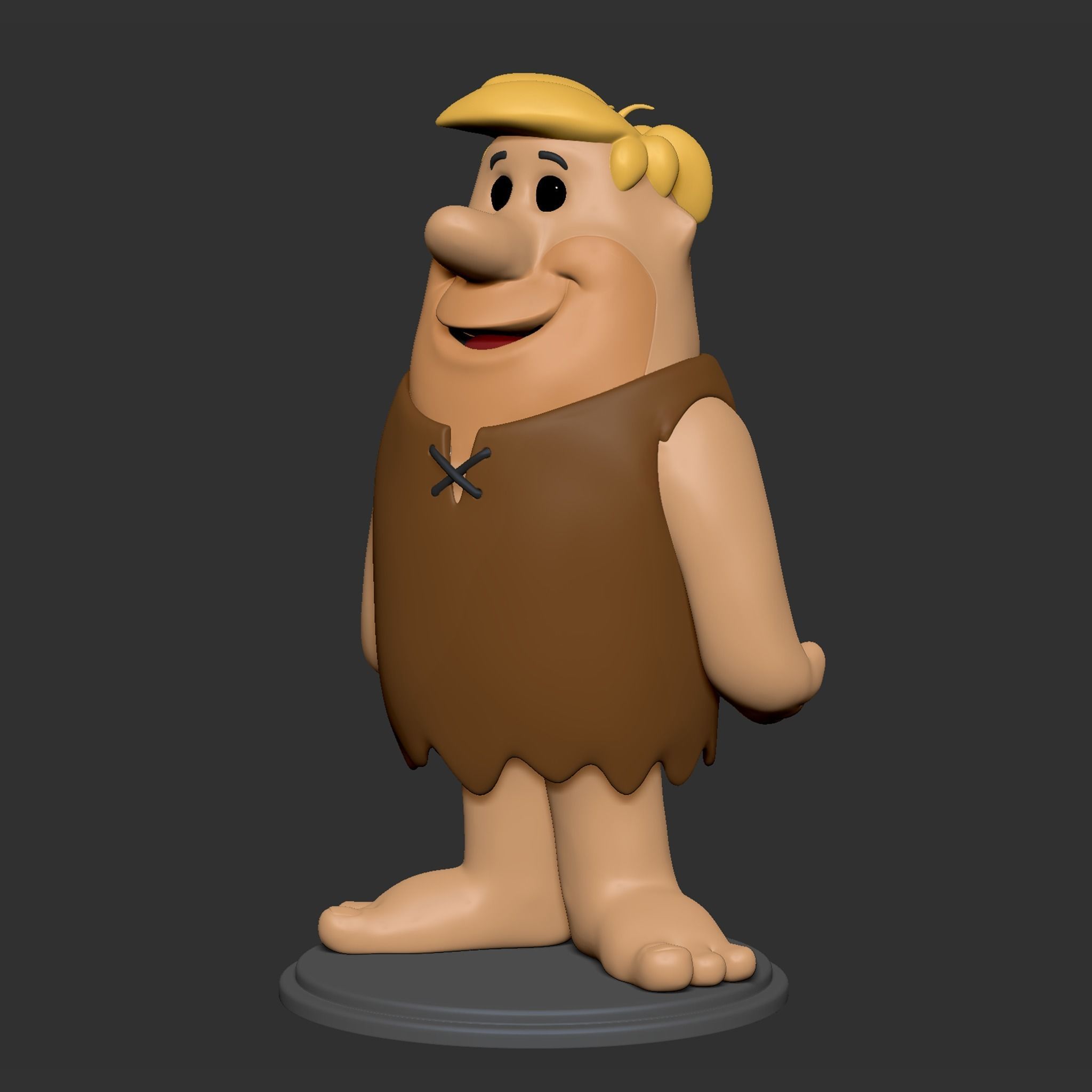 Barney Rubble 3D print model_13