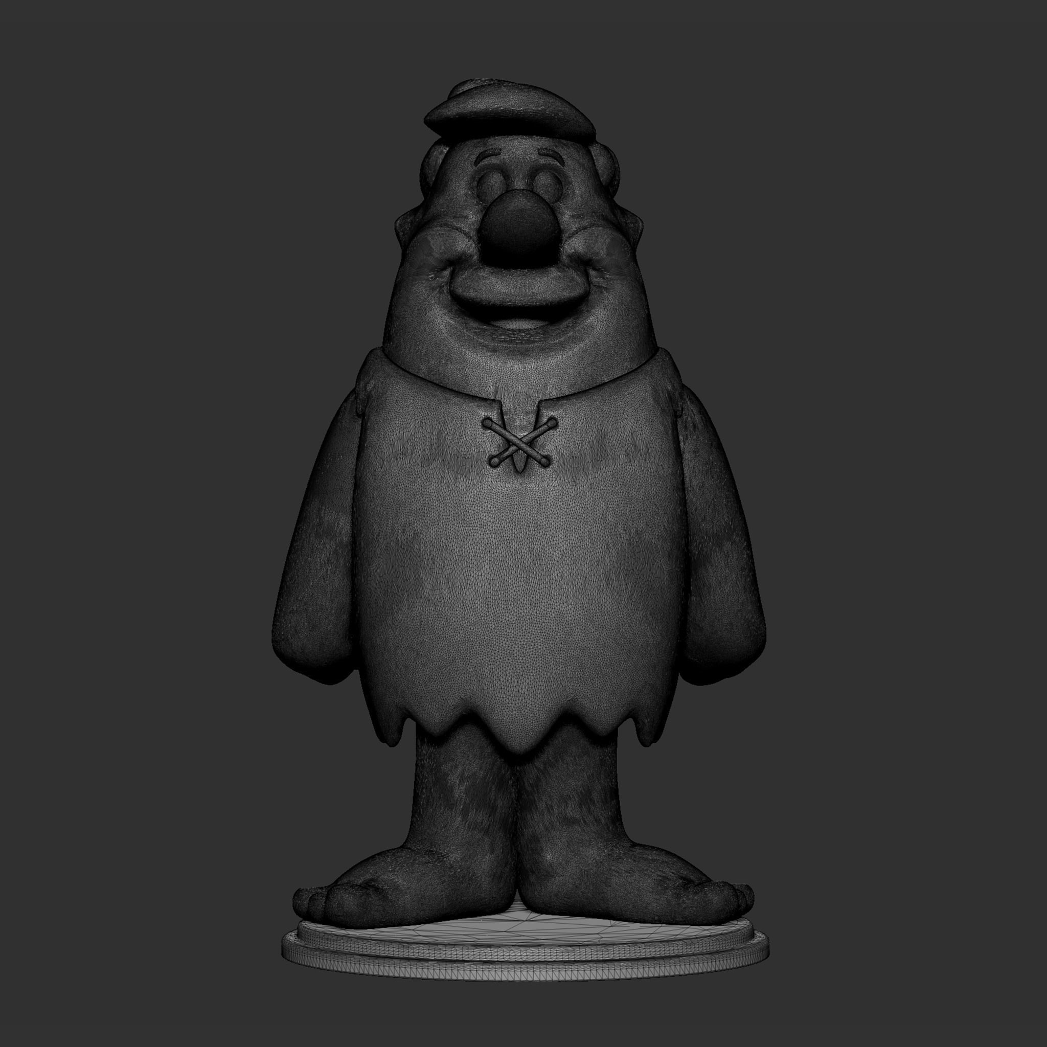 Barney Rubble 3D print model_23