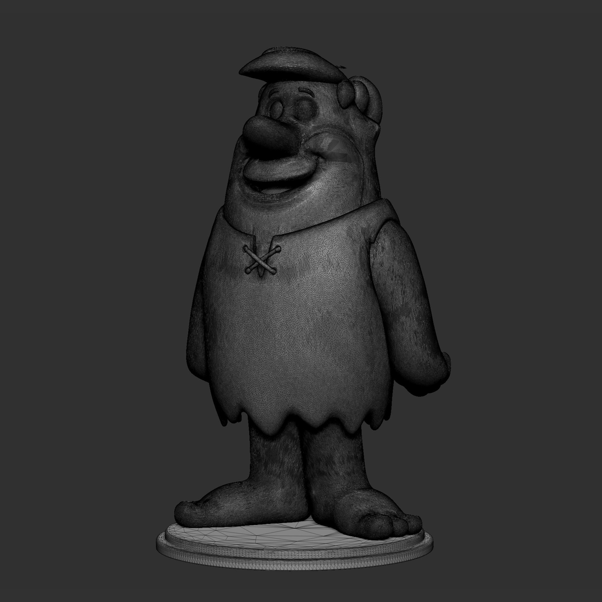 Barney Rubble 3D print model_26