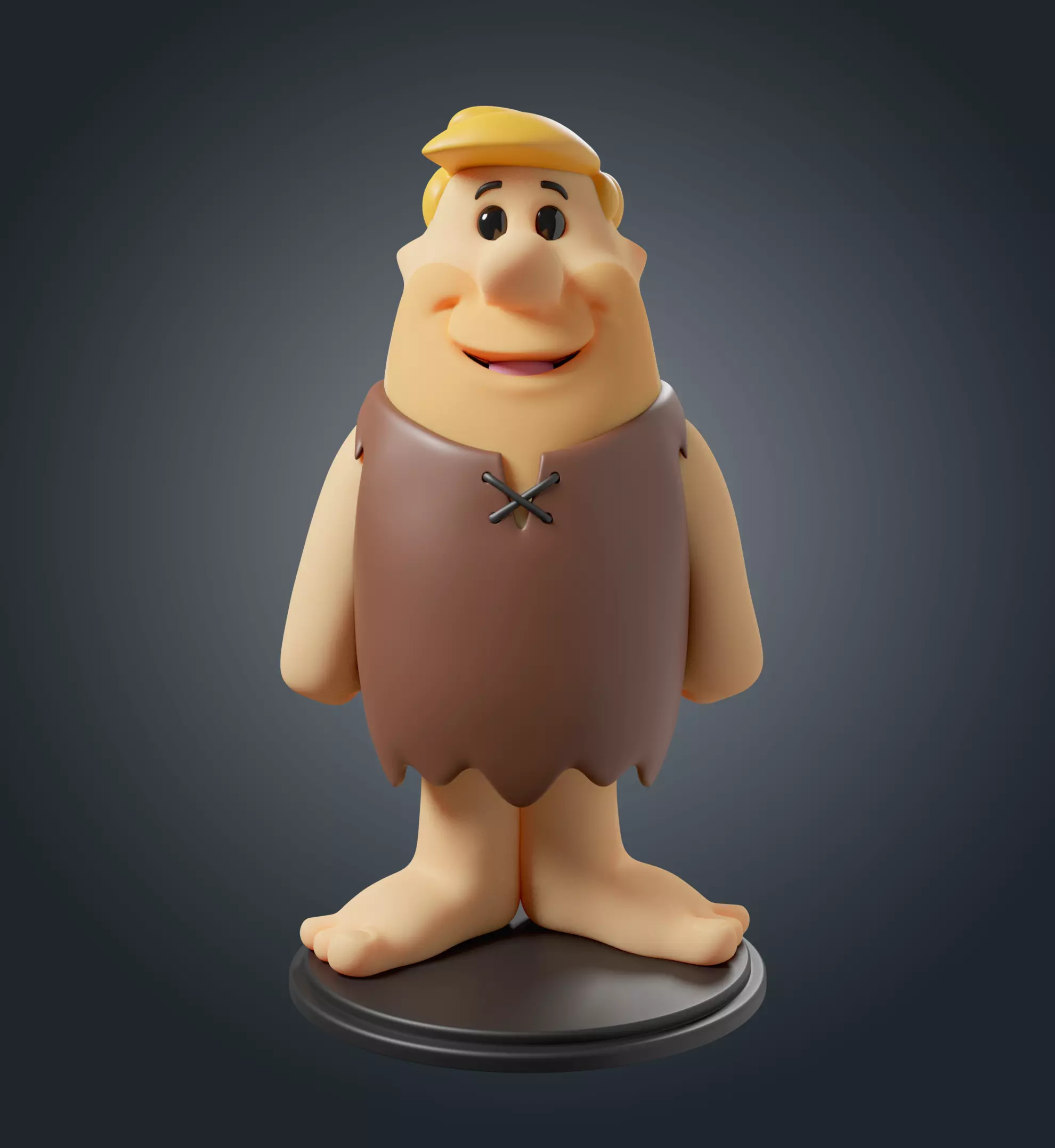 Barney Rubble 3D print model_0