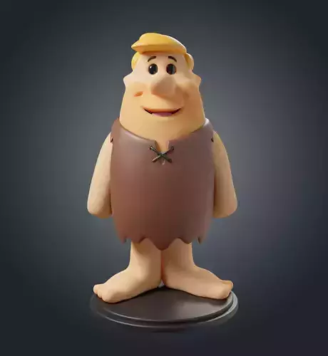 Barney Rubble 3D print model
