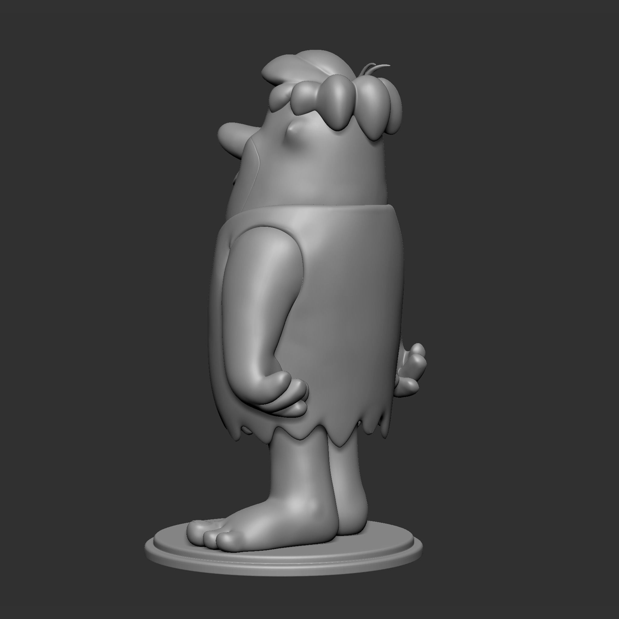 Barney Rubble 3D print model_19