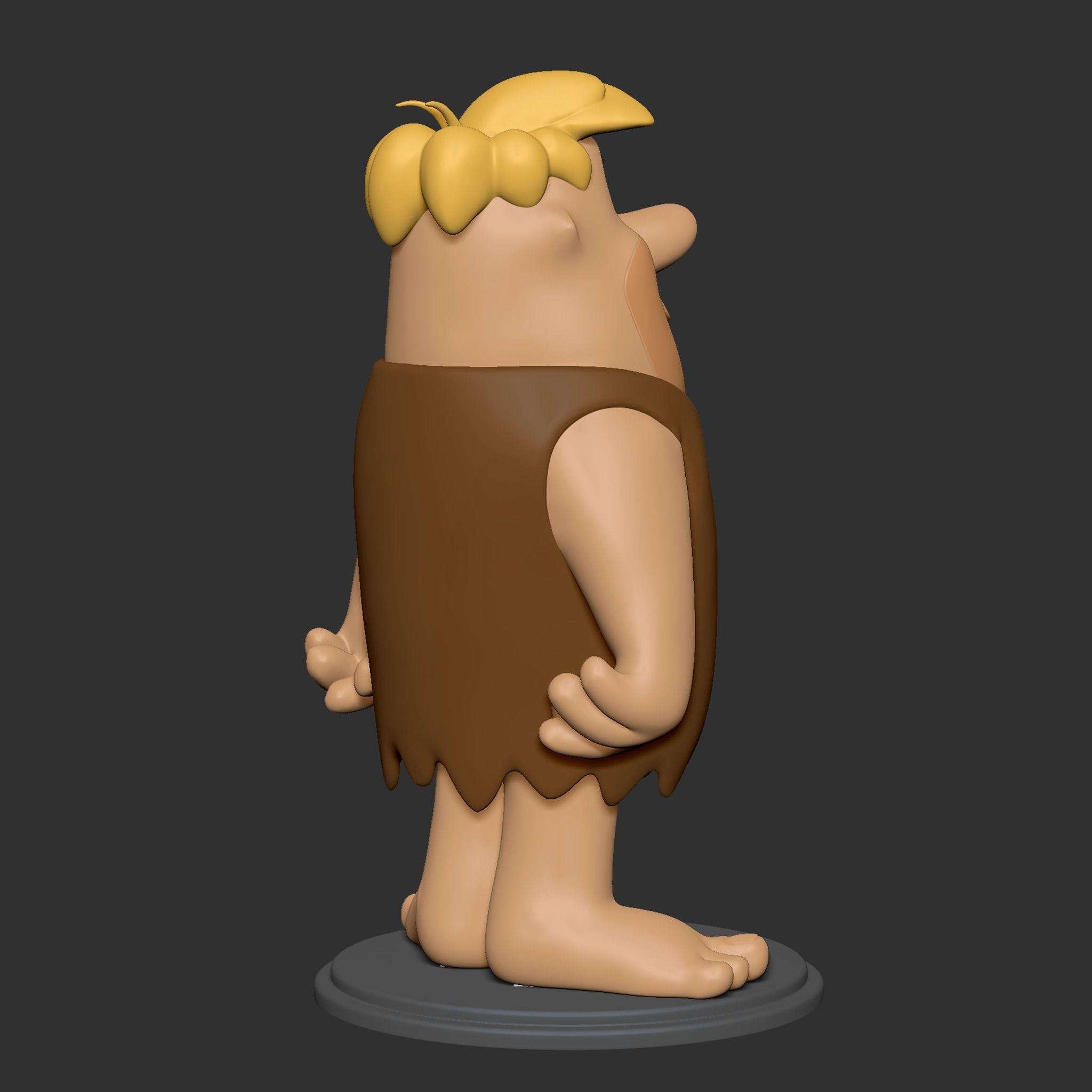 Barney Rubble 3D print model_10