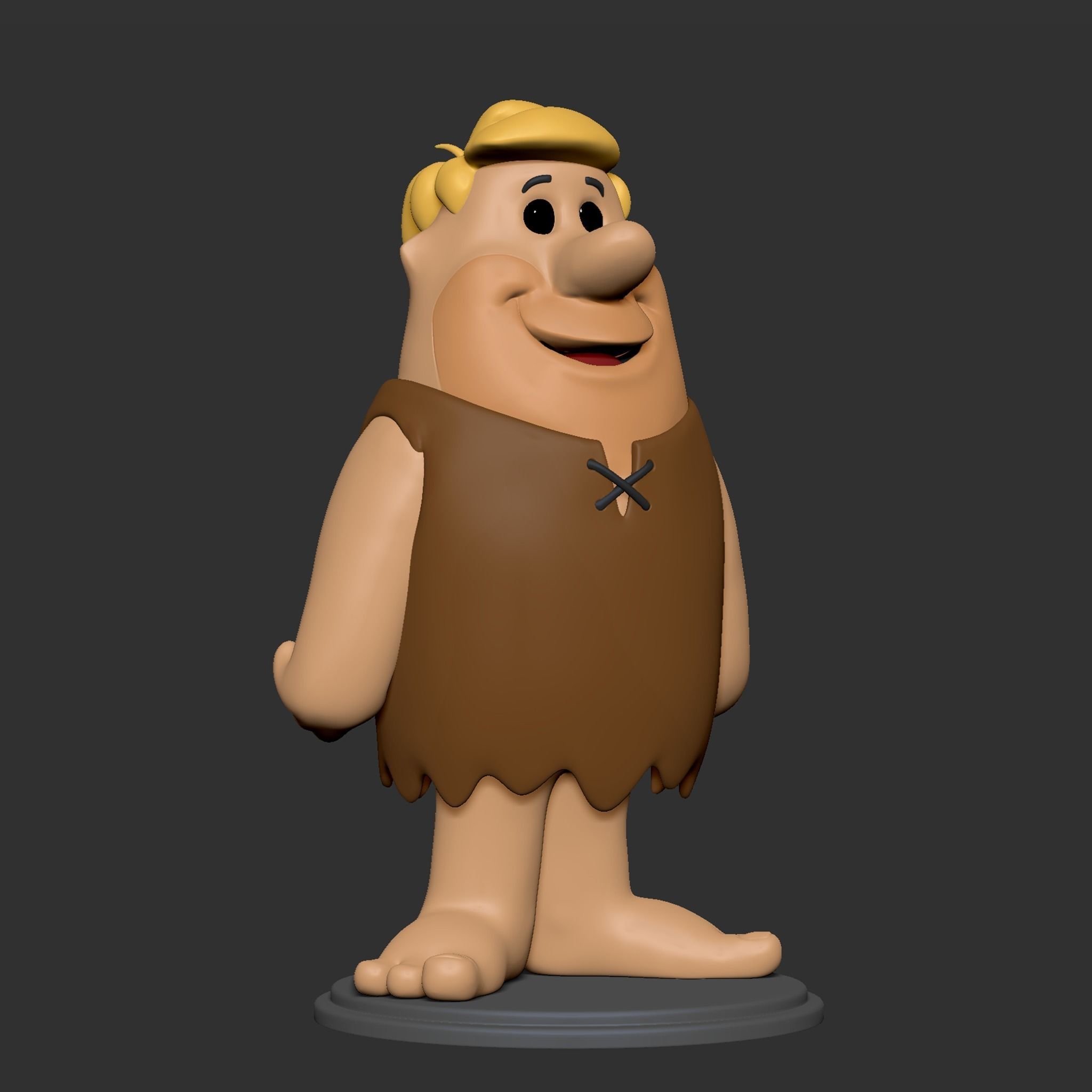 Barney Rubble 3D print model_8