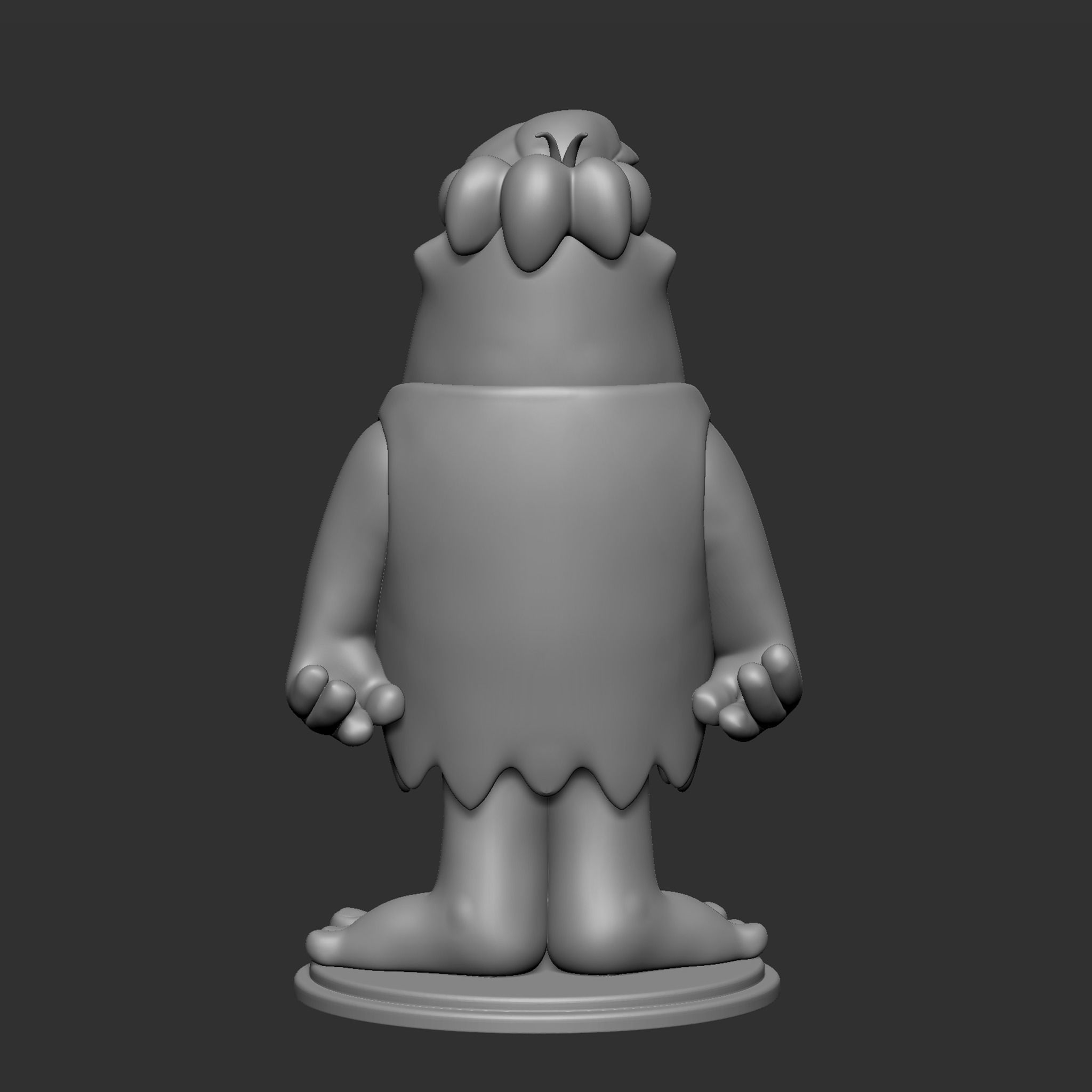 Barney Rubble 3D print model_18