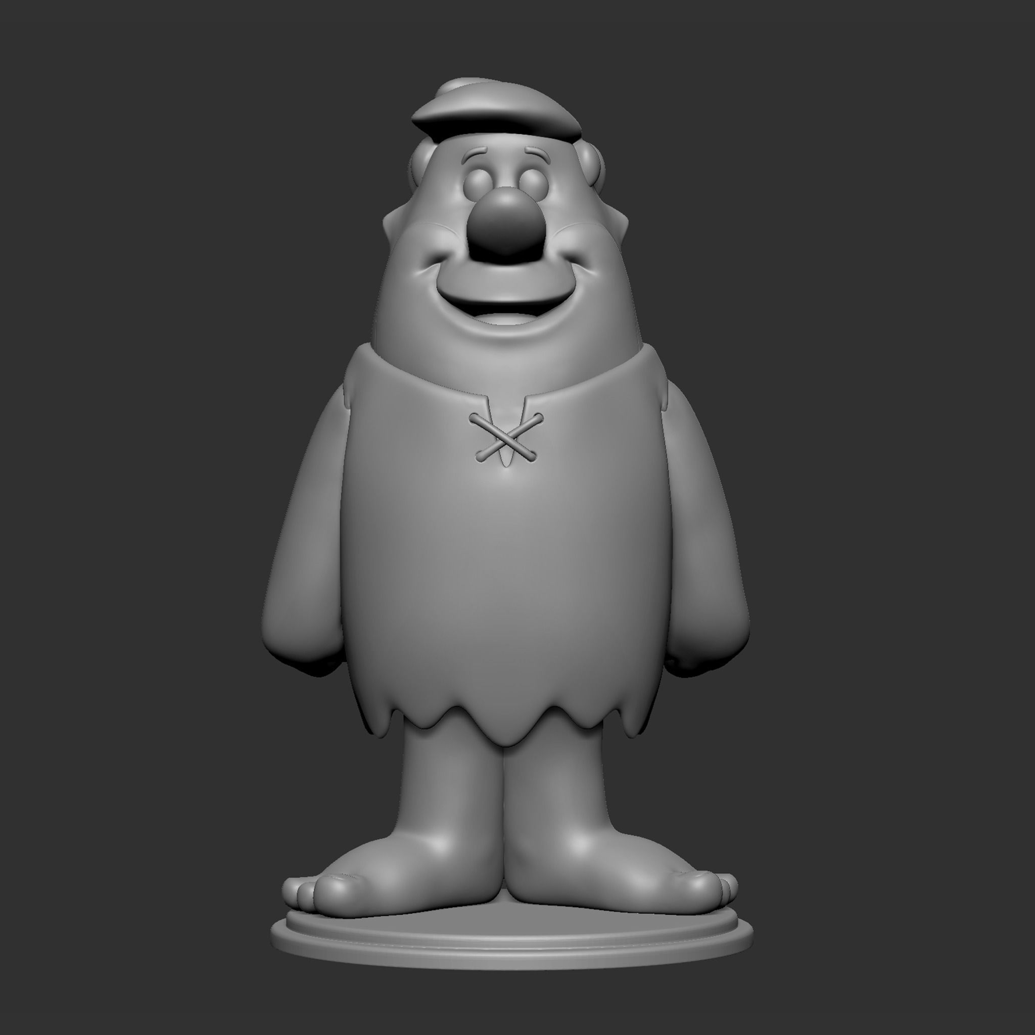 Barney Rubble 3D print model_14