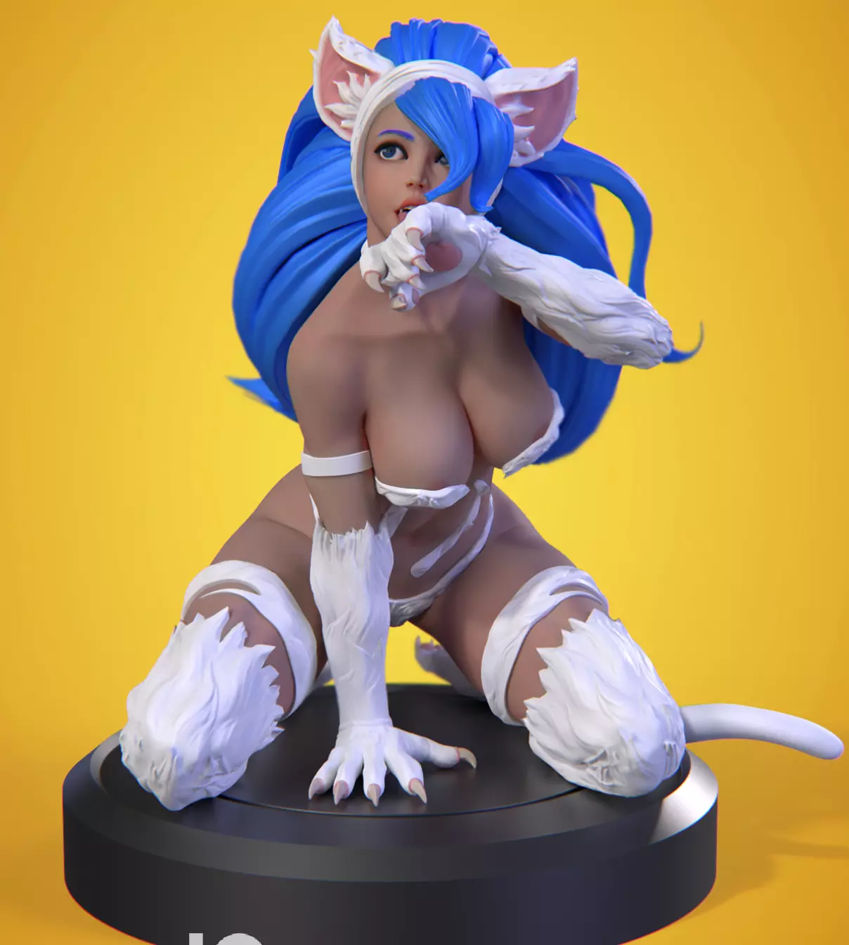 Felicia Darkstalkers 3D print model_0