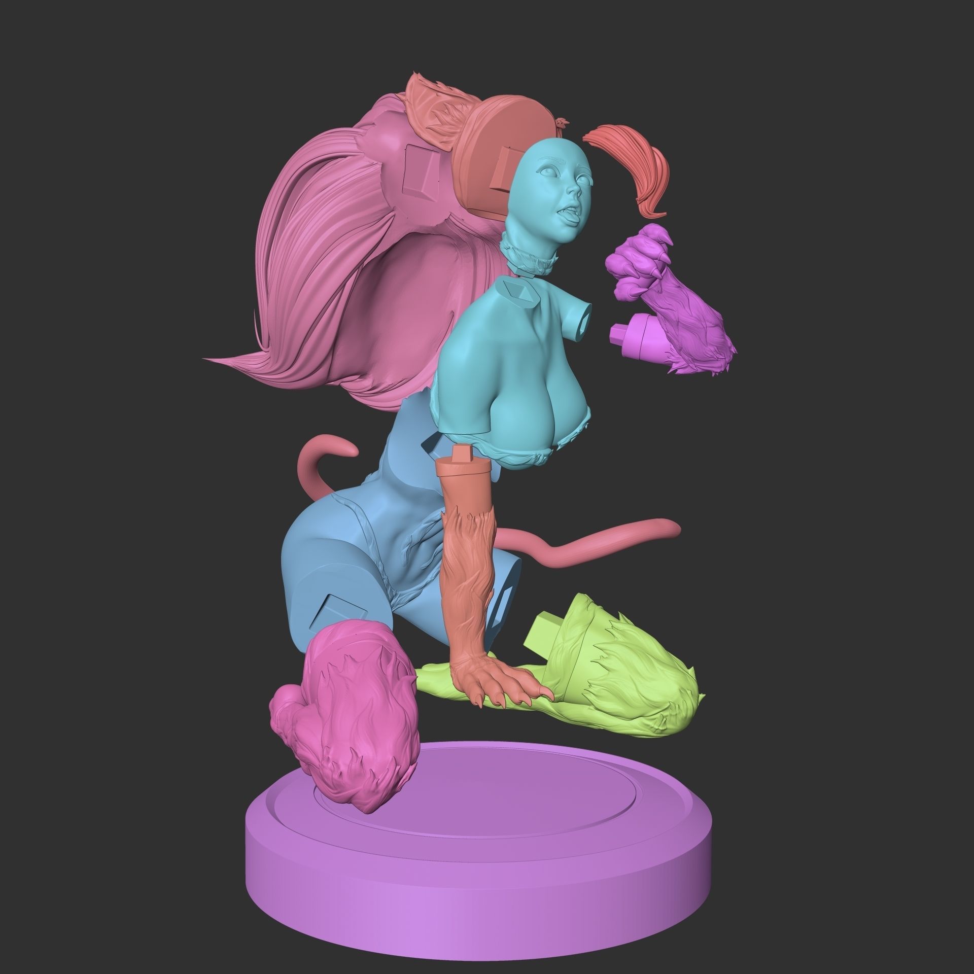 Felicia Darkstalkers 3D print model_4