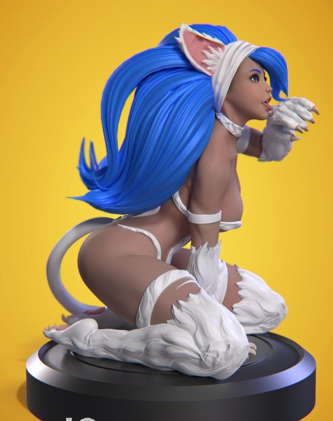 Felicia Darkstalkers 3D print model_2