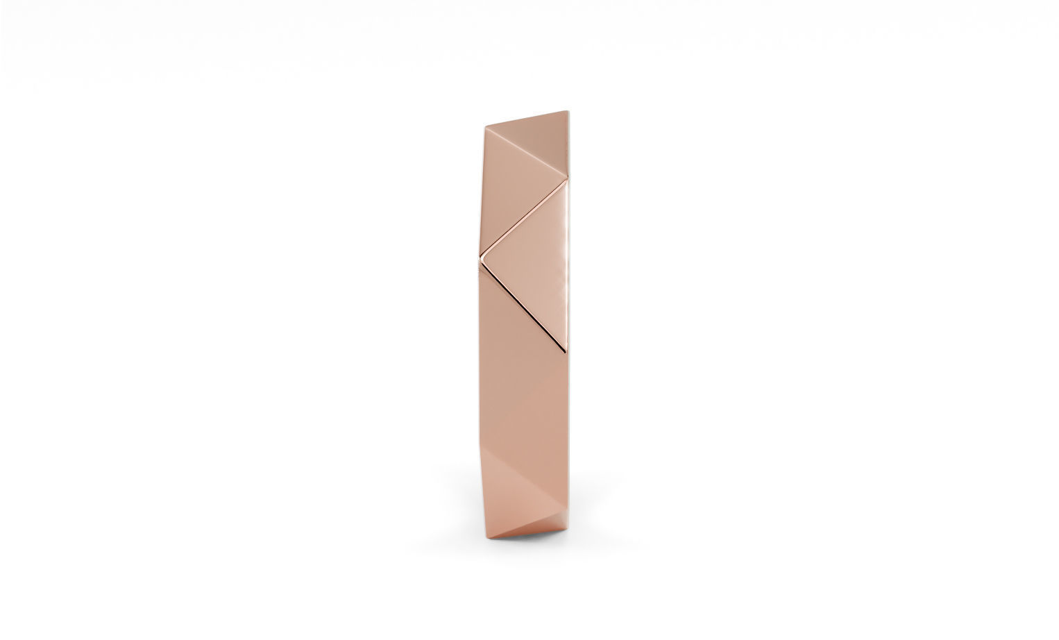 geometry gold wedding ring 3D print model_14