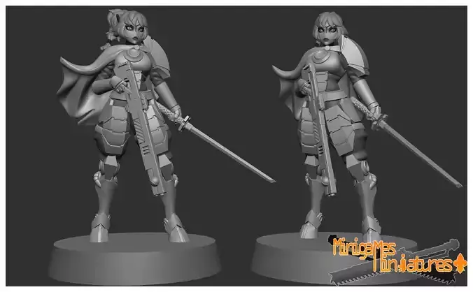 Firewarrior greater good anime figurine