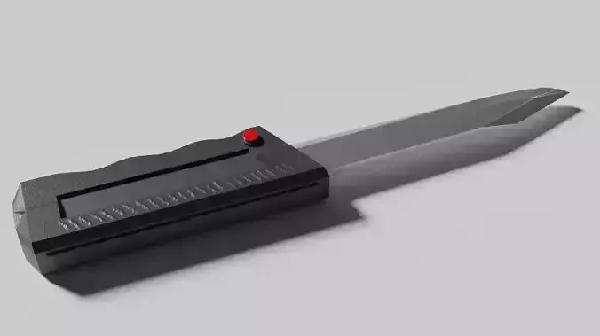 Low-Poly Pocket Knife Free low-poly 3D model