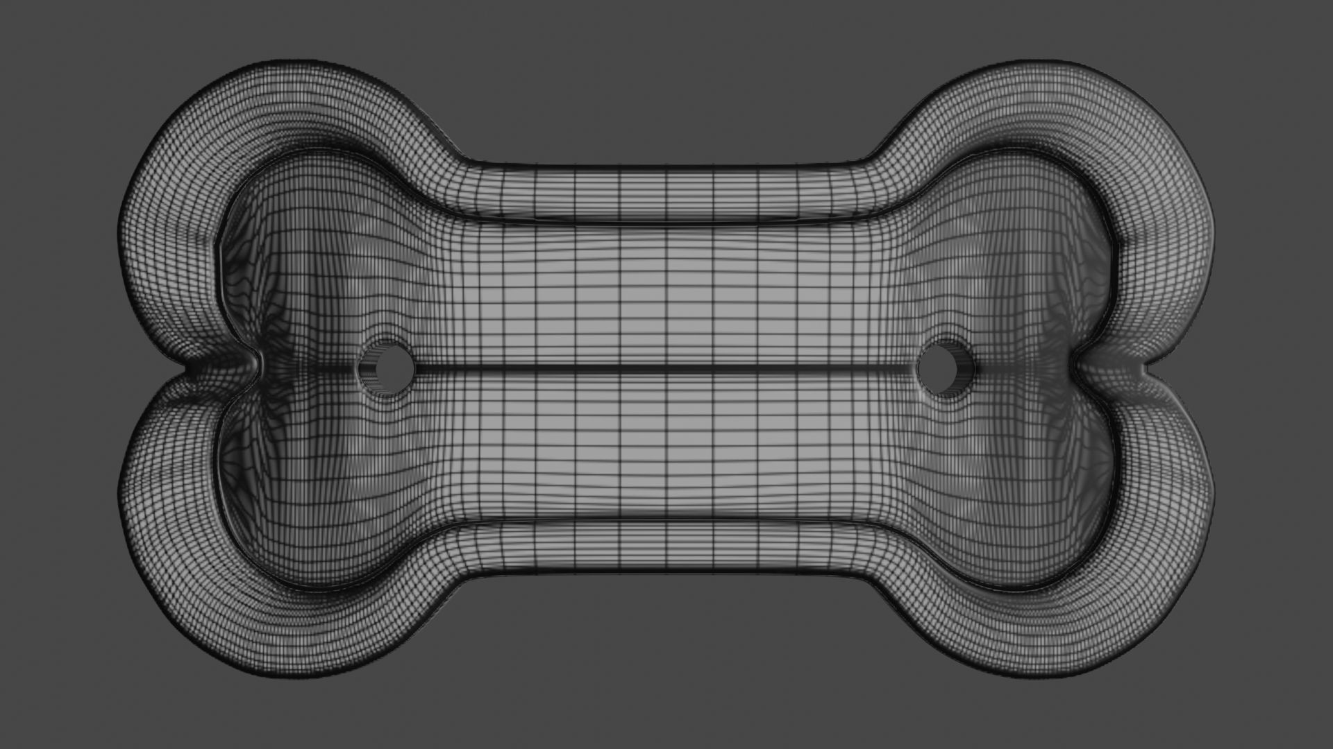 Bone collar 3D print model_3