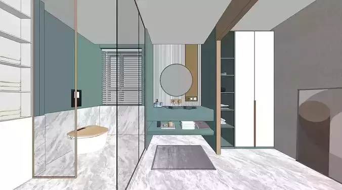 Modern toilet  modern