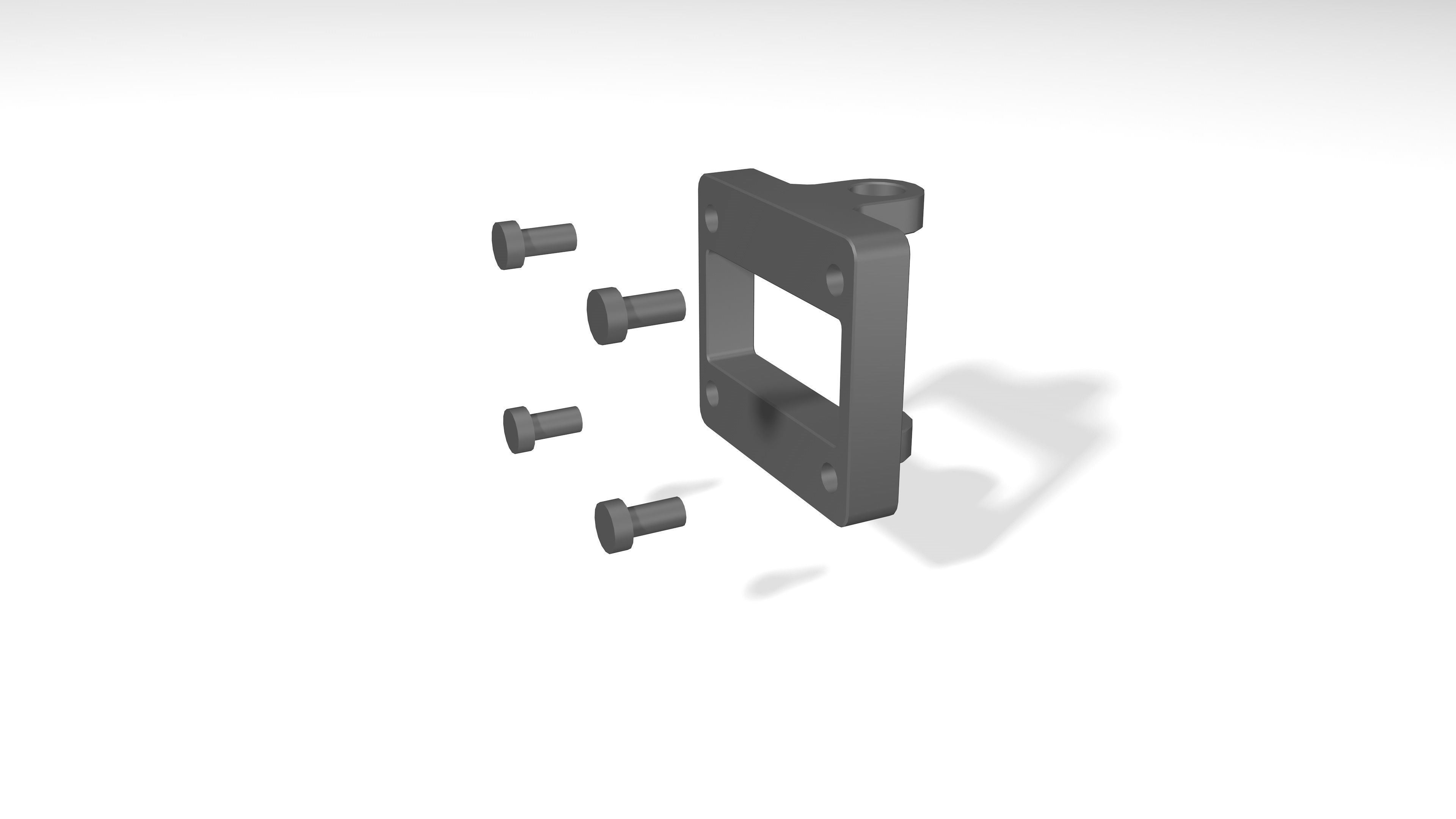 3d model of JCB crawler mini tractor  Ver2 3D print model_19