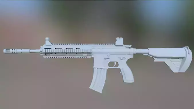 M416 Gun model Free 3D model