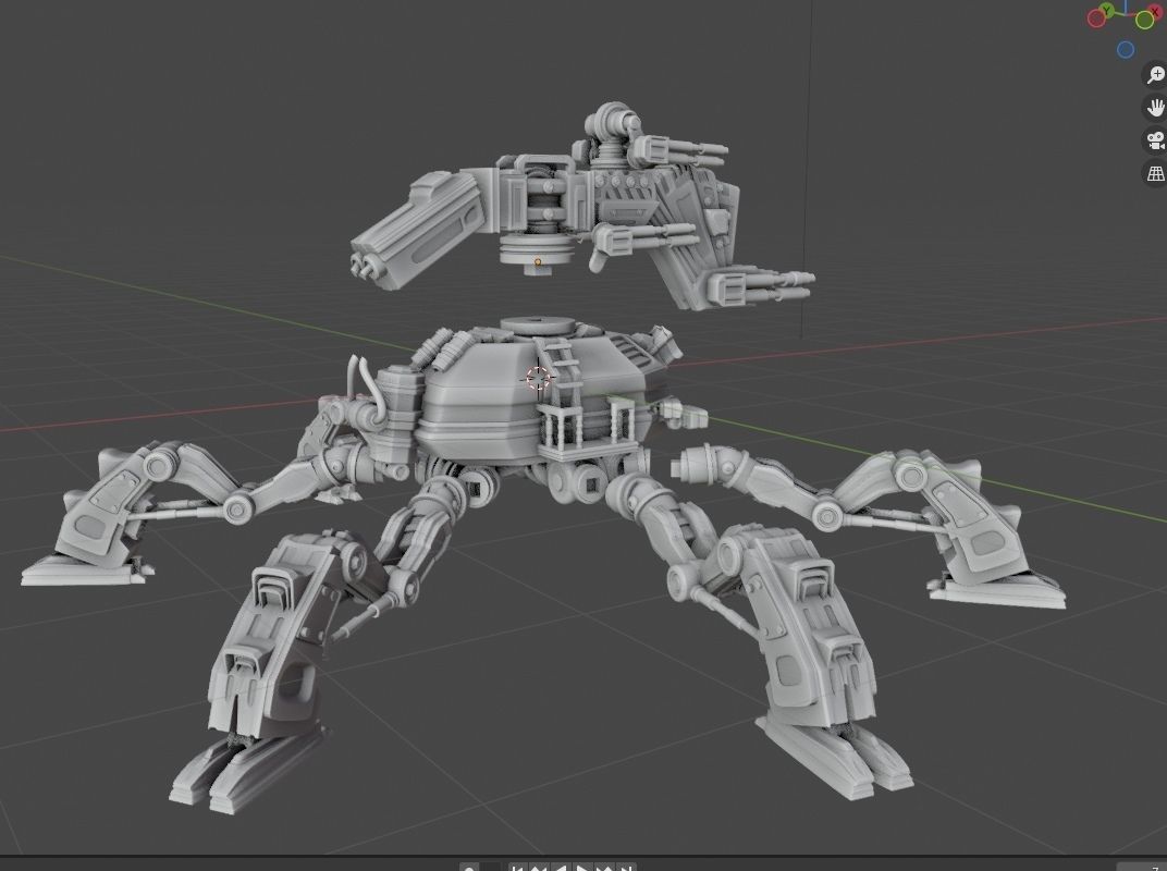 Robo Tank 3D print model_10