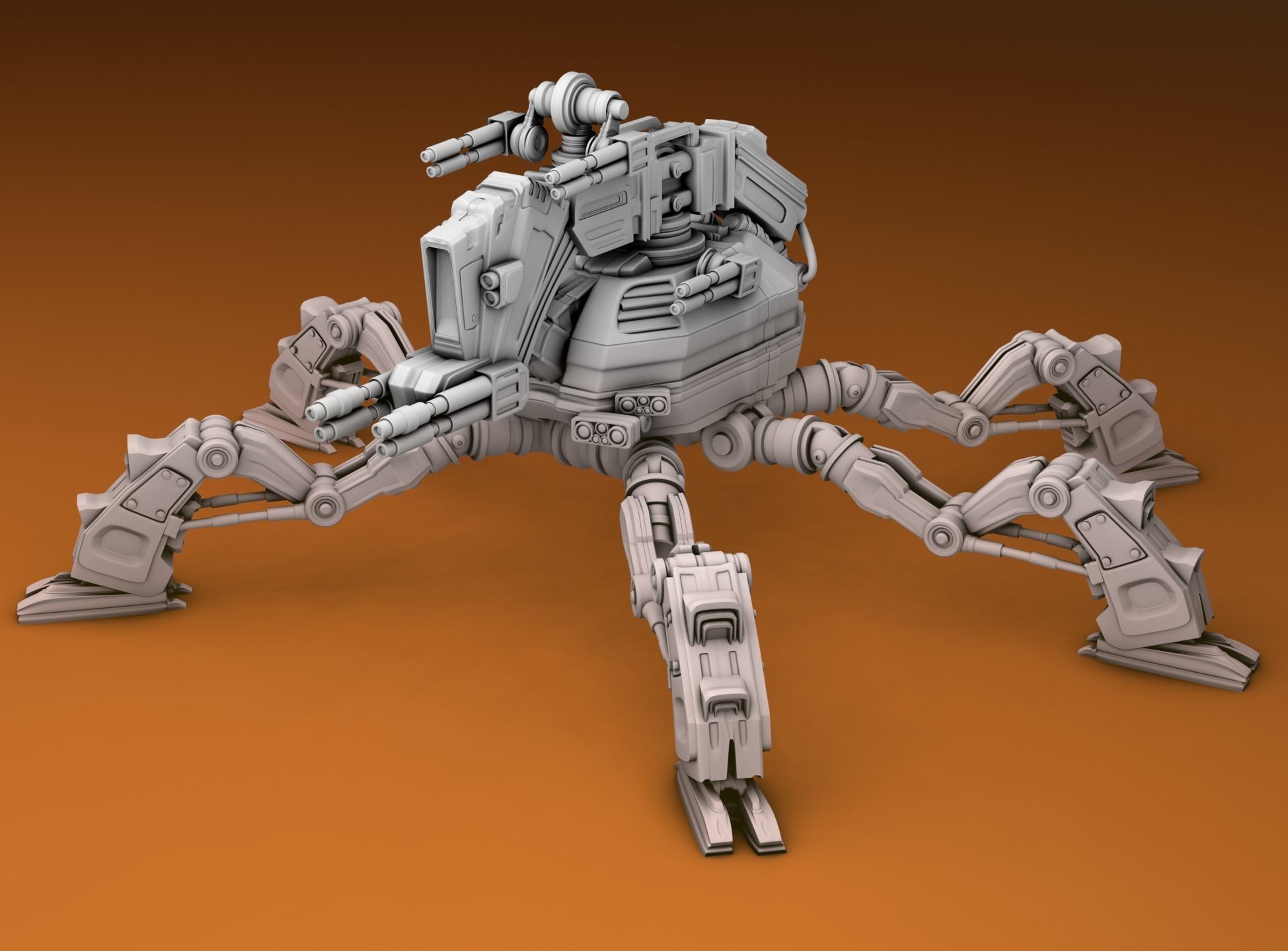 Robo Tank 3D print model_1