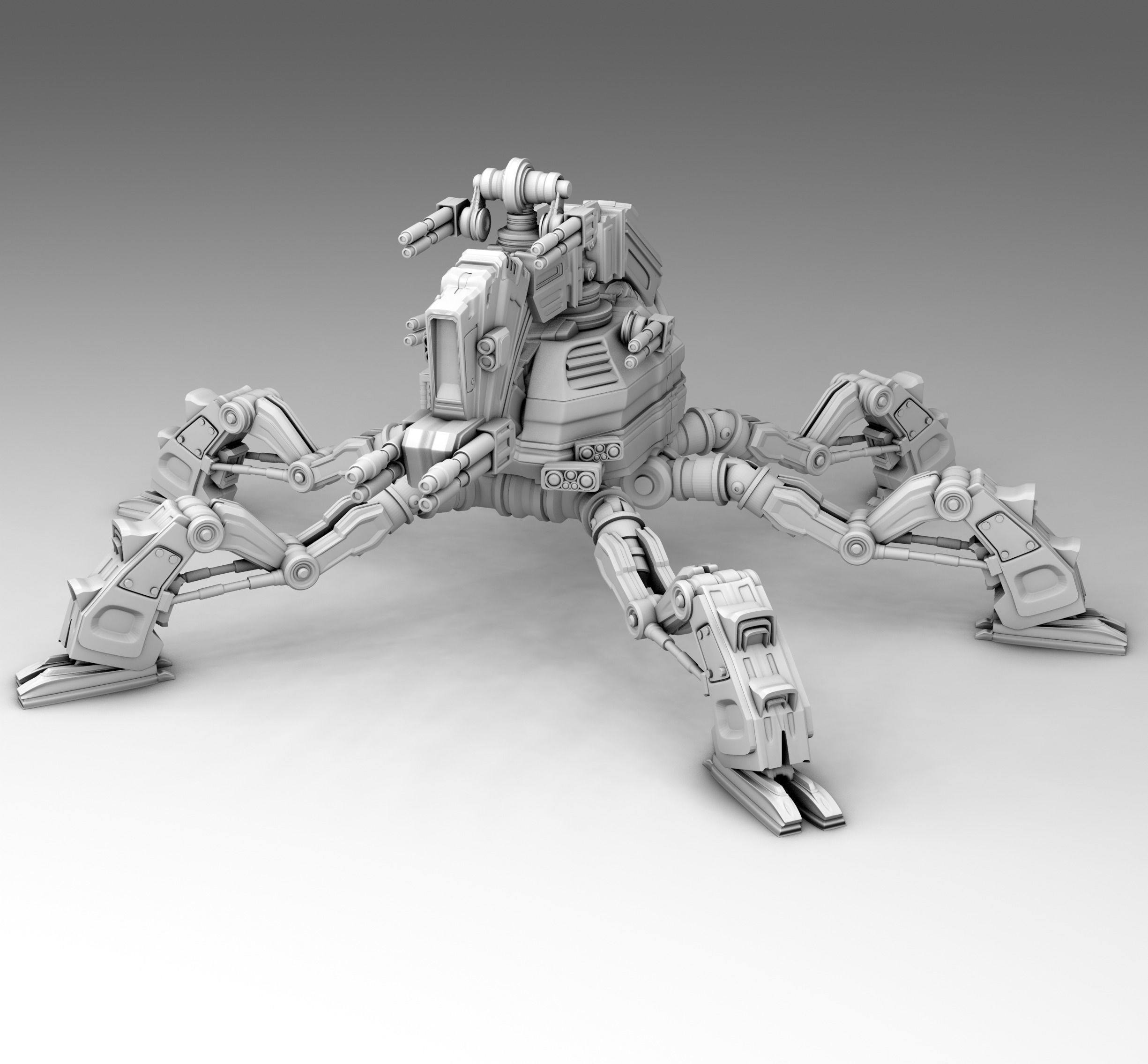 Robo Tank 3D print model_5