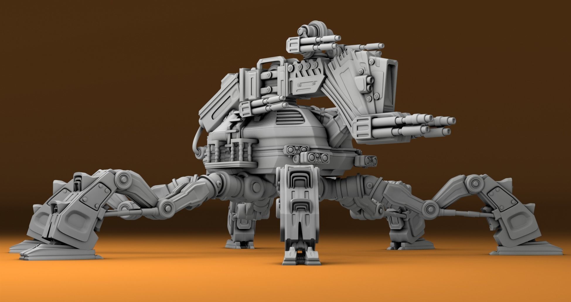 Robo Tank 3D print model_4