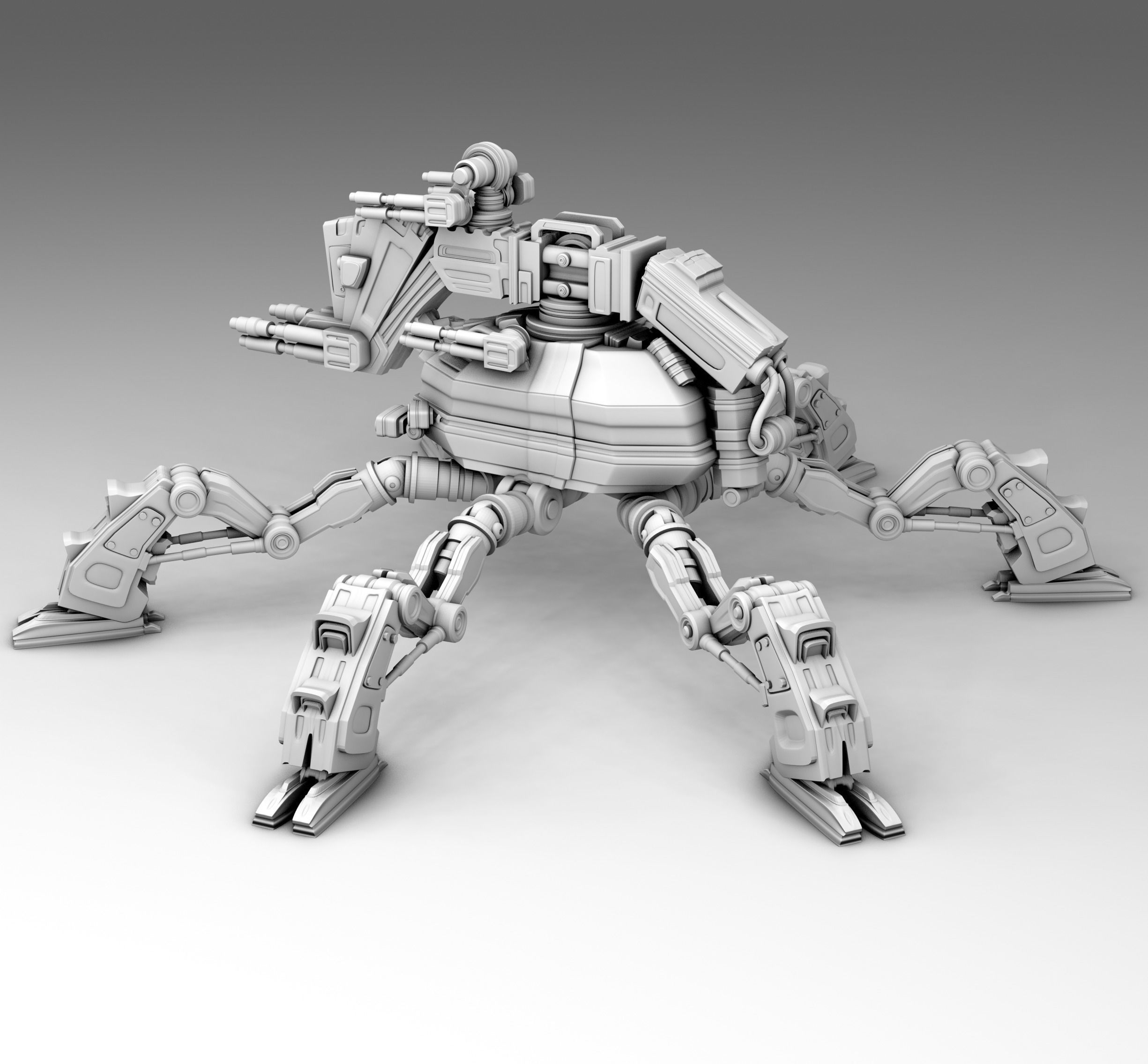 Robo Tank 3D print model_6