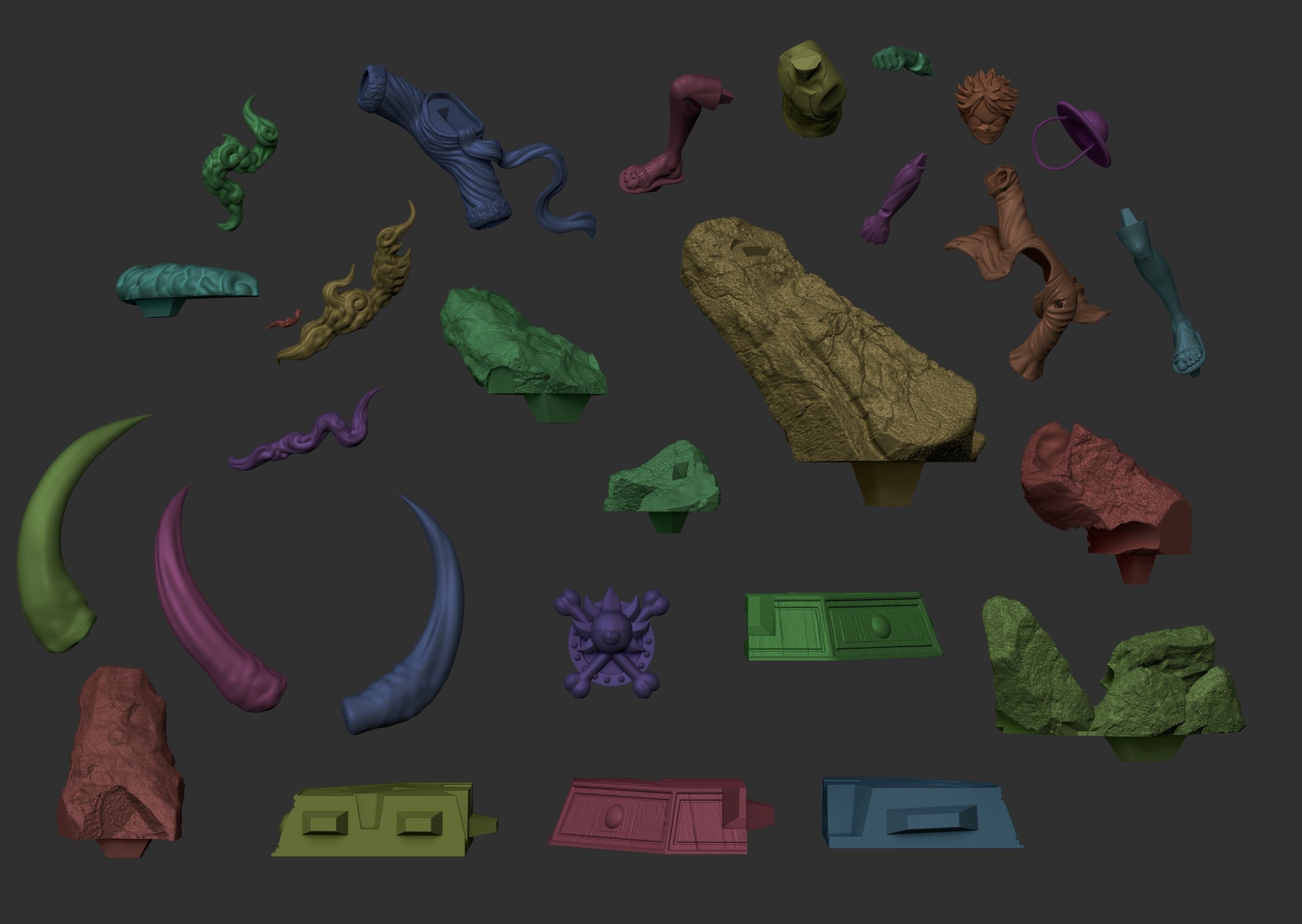 Luffy - One Piece 3D print model_10