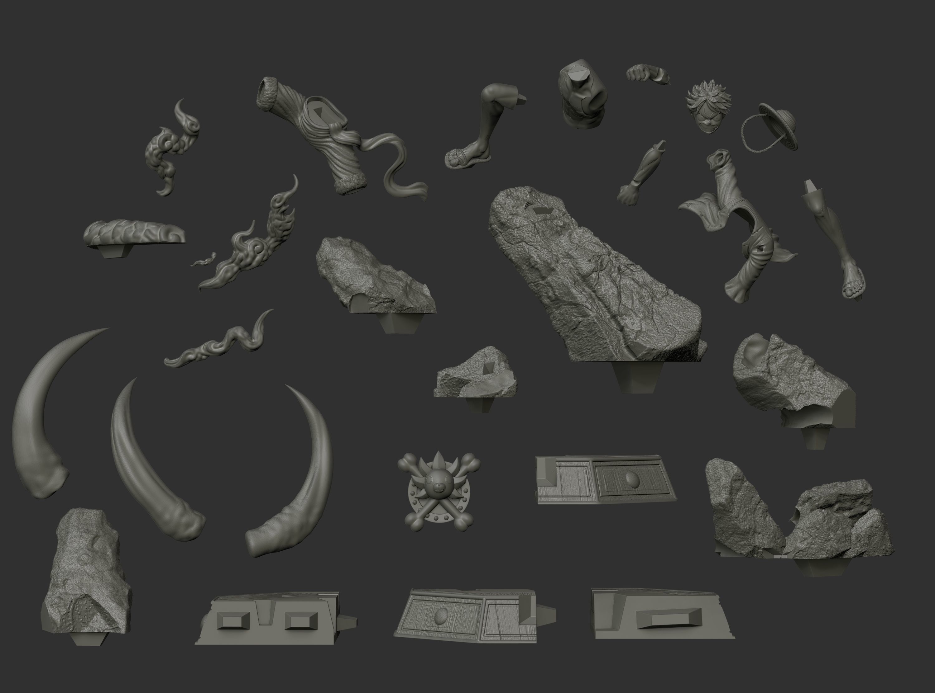 Luffy - One Piece 3D print model_9