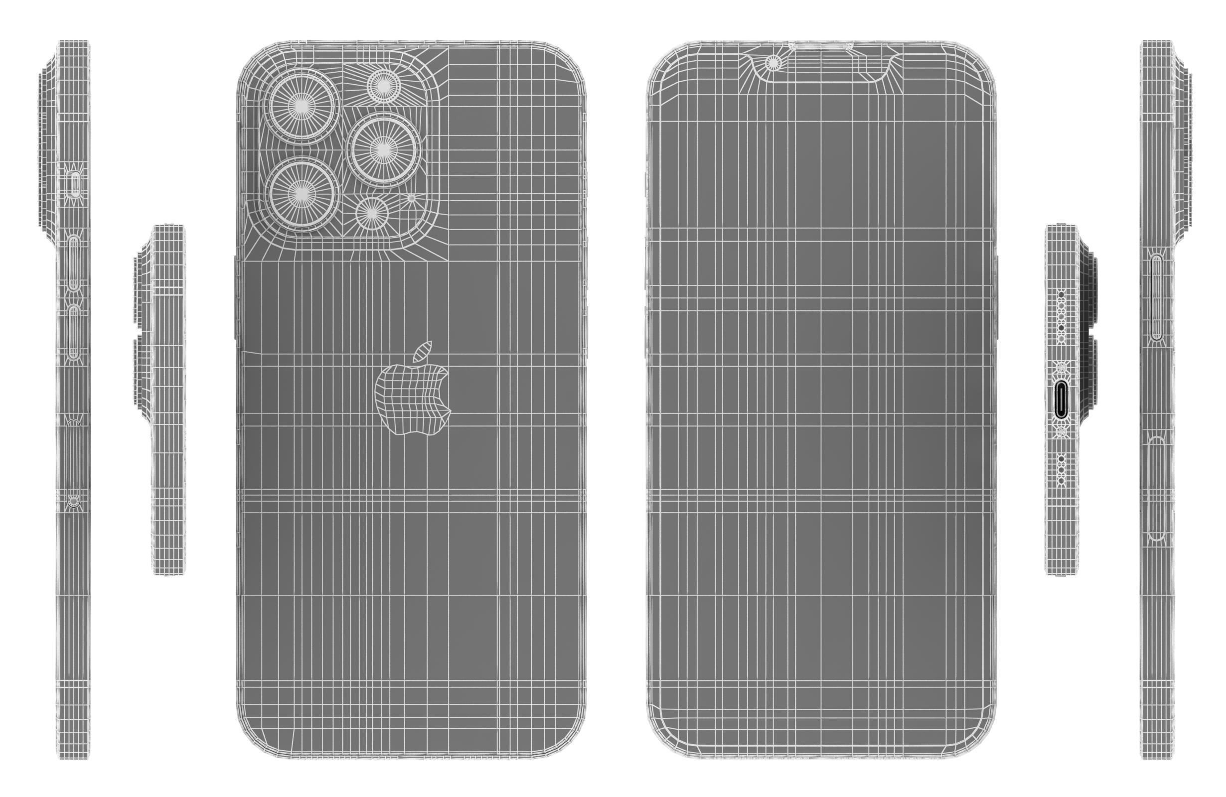 Apple iPhone 13 Pro All Colors 3D model_41