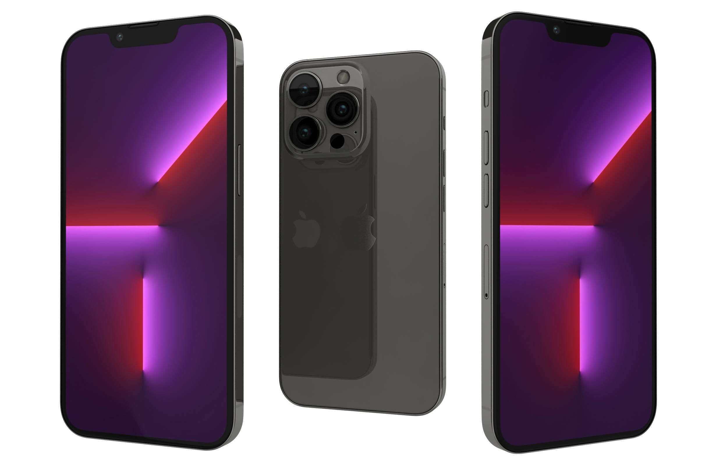 Apple iPhone 13 Pro All Colors 3D model_12