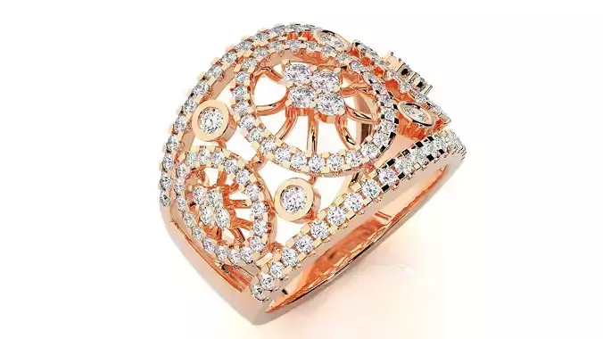High Jewelry Grooms Gents Mens Cocktail ring 3dm stl renders 3D print model