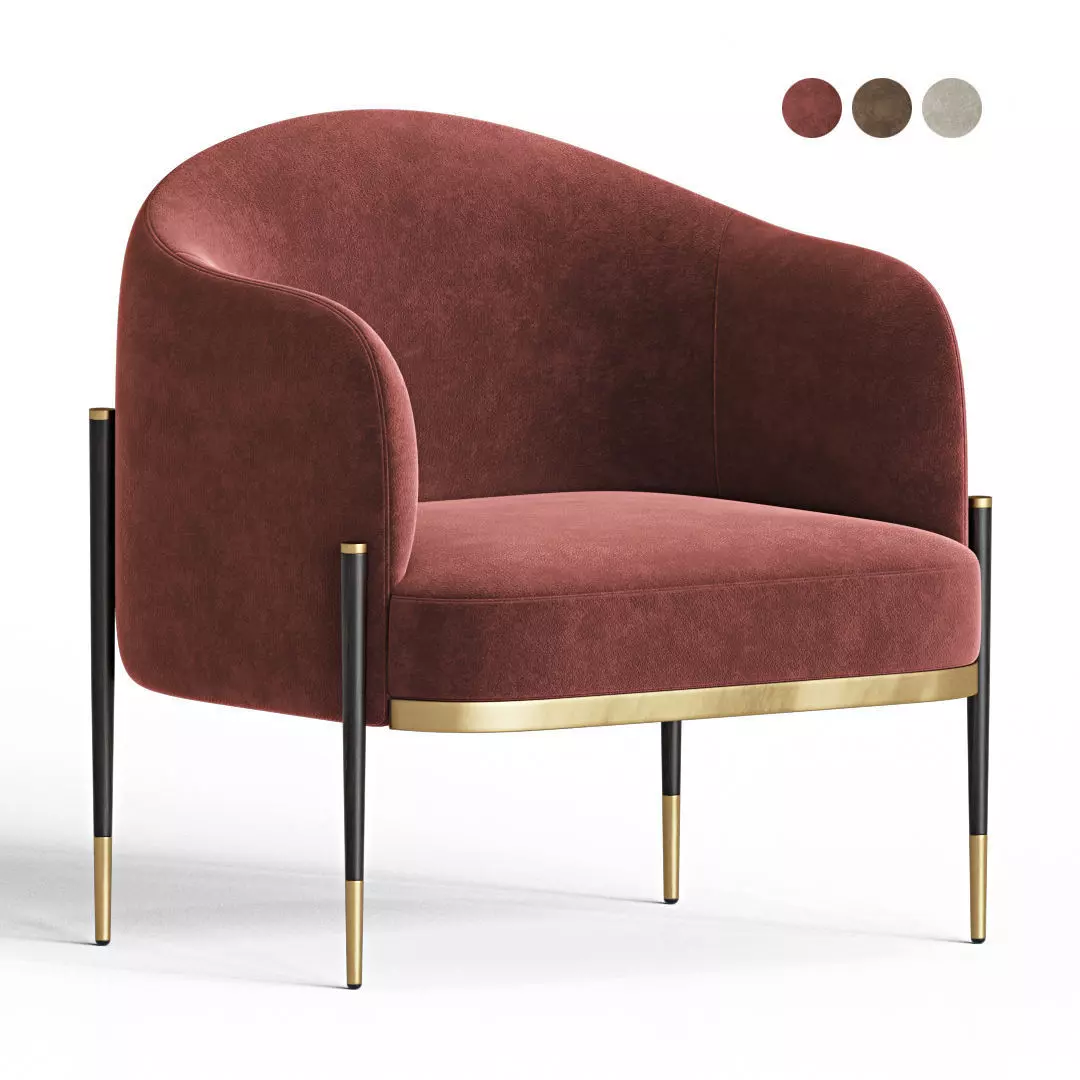 Oxford Armchair Capitalcollection 3D model