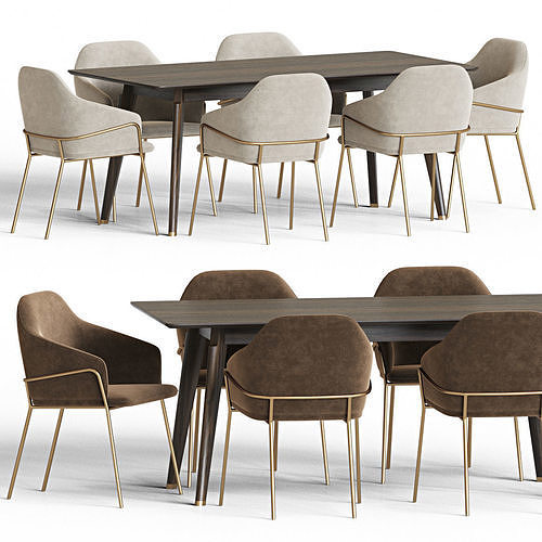 Dining Set 22 3D model