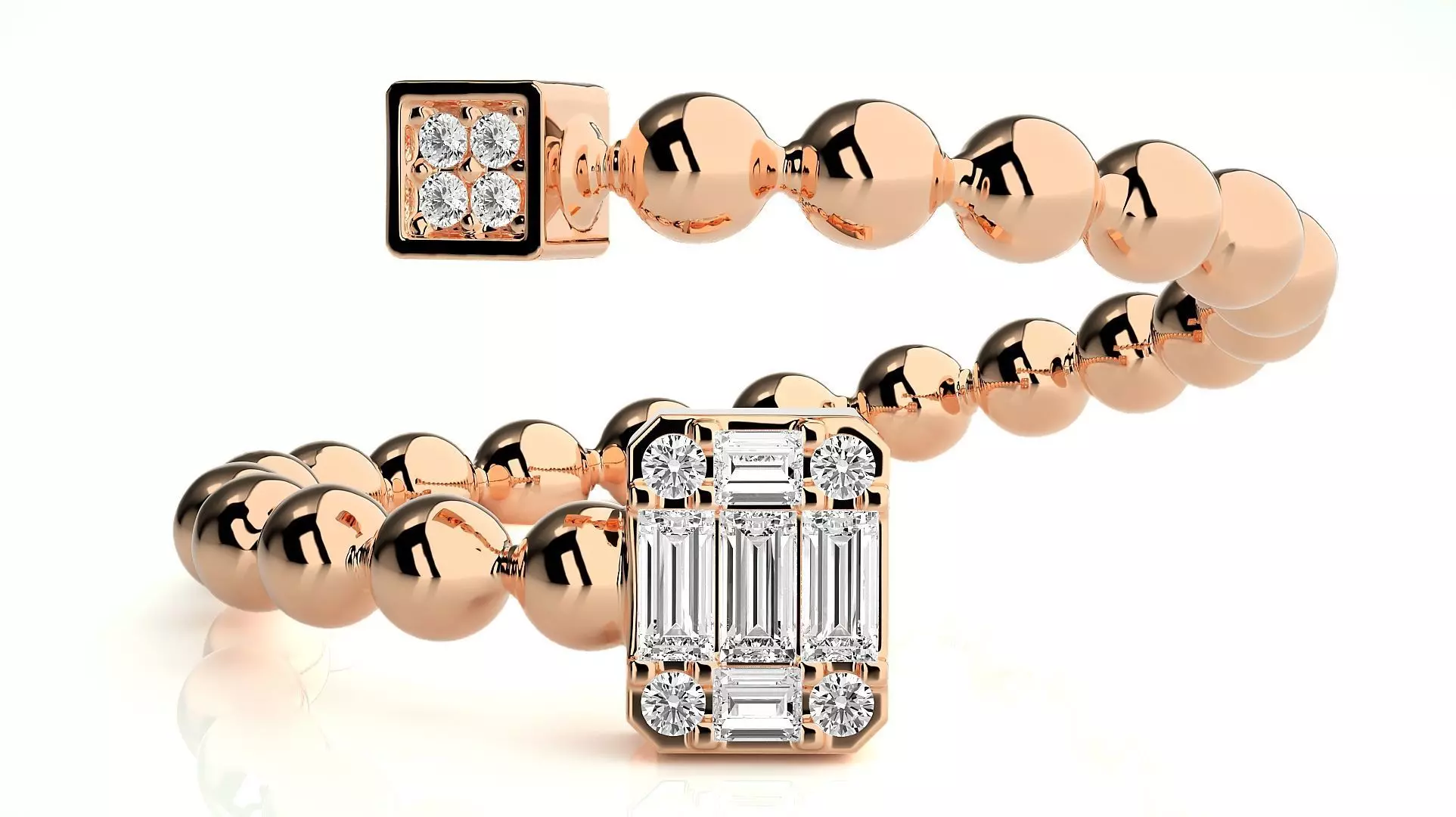 Beads High Jewelry Cocktail 3dm stl renders details 3D print model