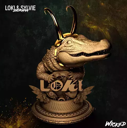Wicked Marvel Croki Bust STLs