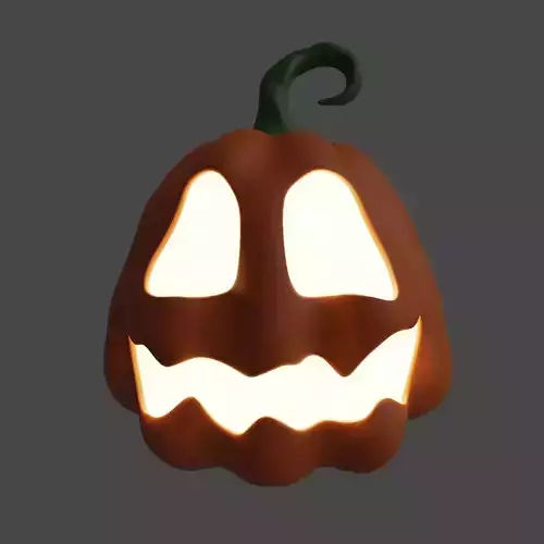 Cute and Funny Halloween Jack-o-Lantern Pumpkin