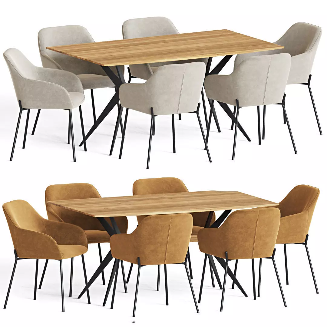 Dining Set 24 3D model