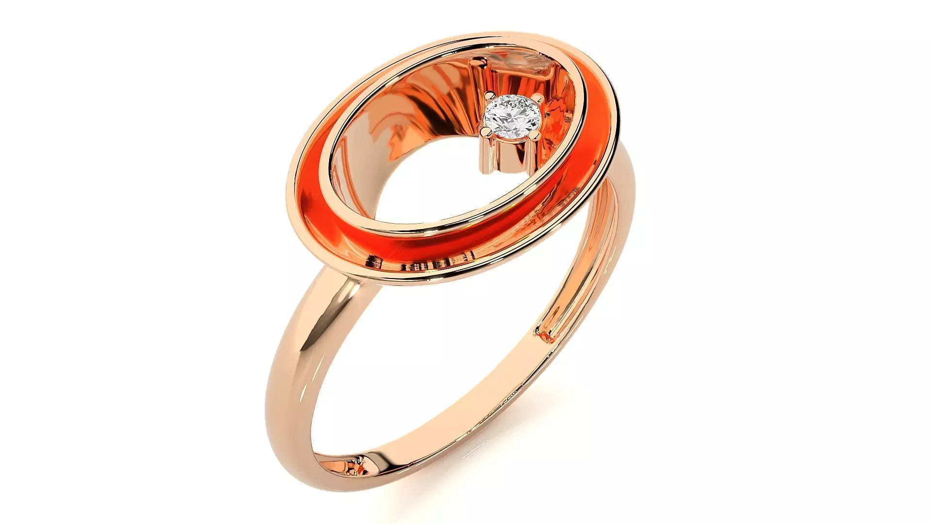 Star and orbit Italian Ring 3dm stl renders details  3D print model_0