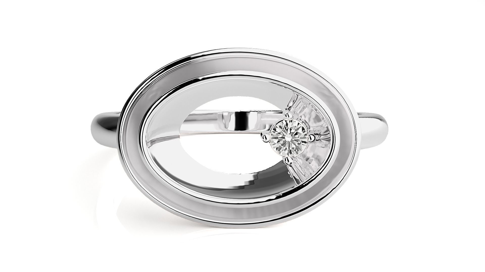 Star and orbit Italian Ring 3dm stl renders details  3D print model_5