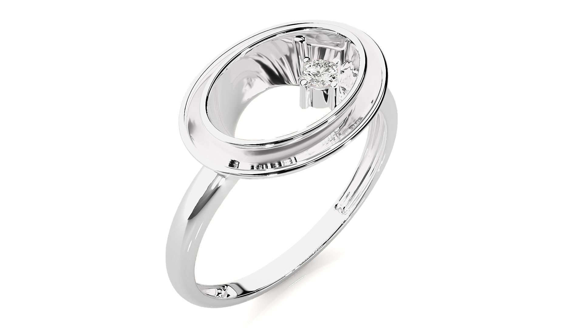 Star and orbit Italian Ring 3dm stl renders details  3D print model_7