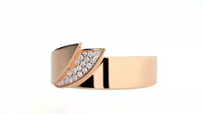 Mens Grooms Gents Ring 3dm stl renders details  3D print model