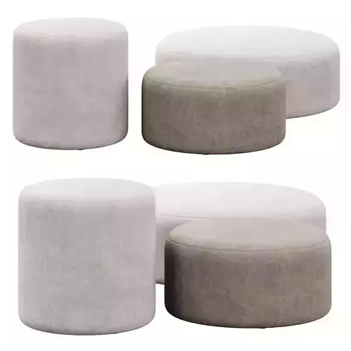 Folk pouf collection by noo ma