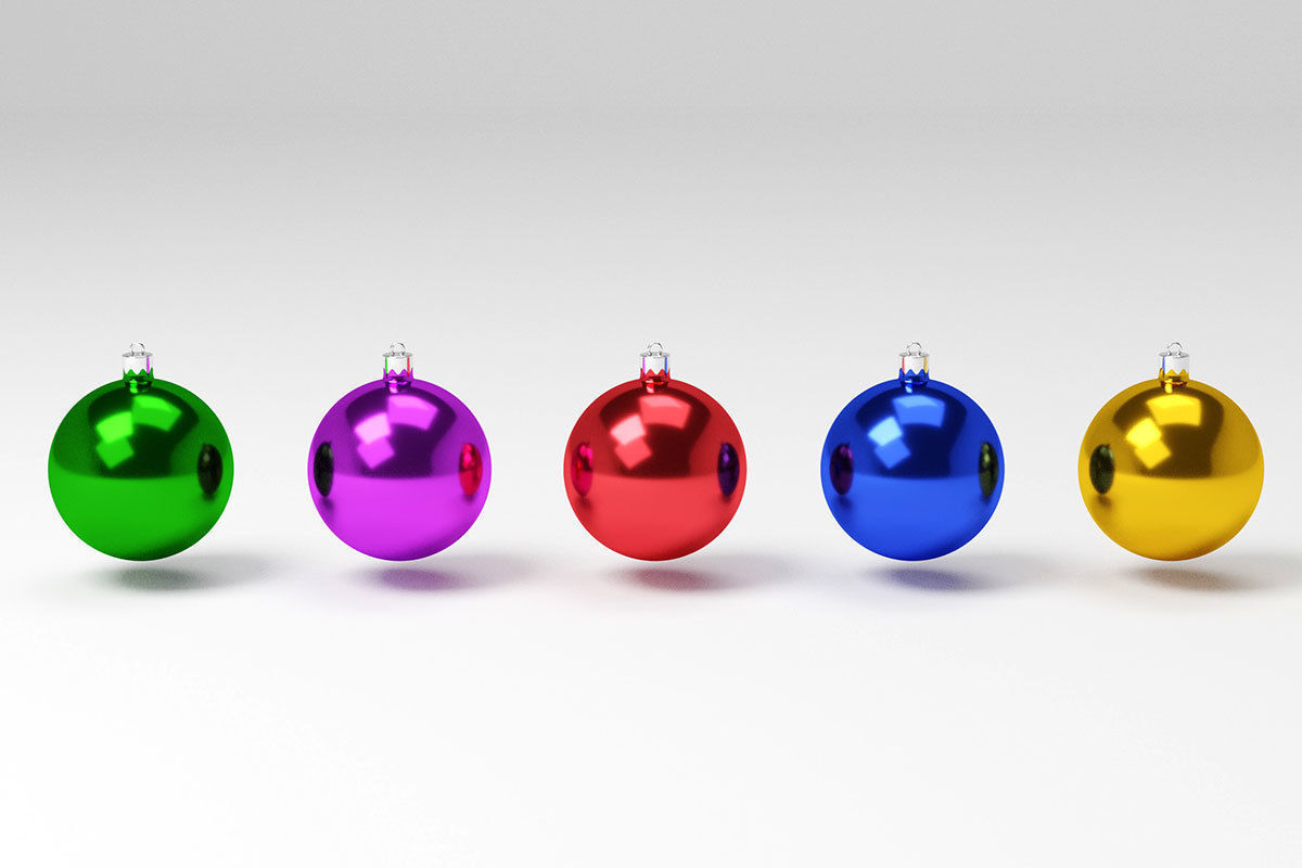 Christmas tree toys 3D model_1