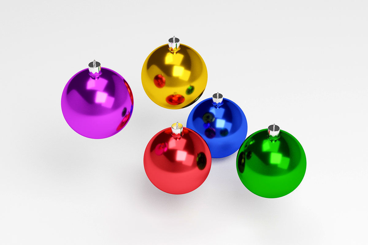 Christmas tree toys 3D model_23