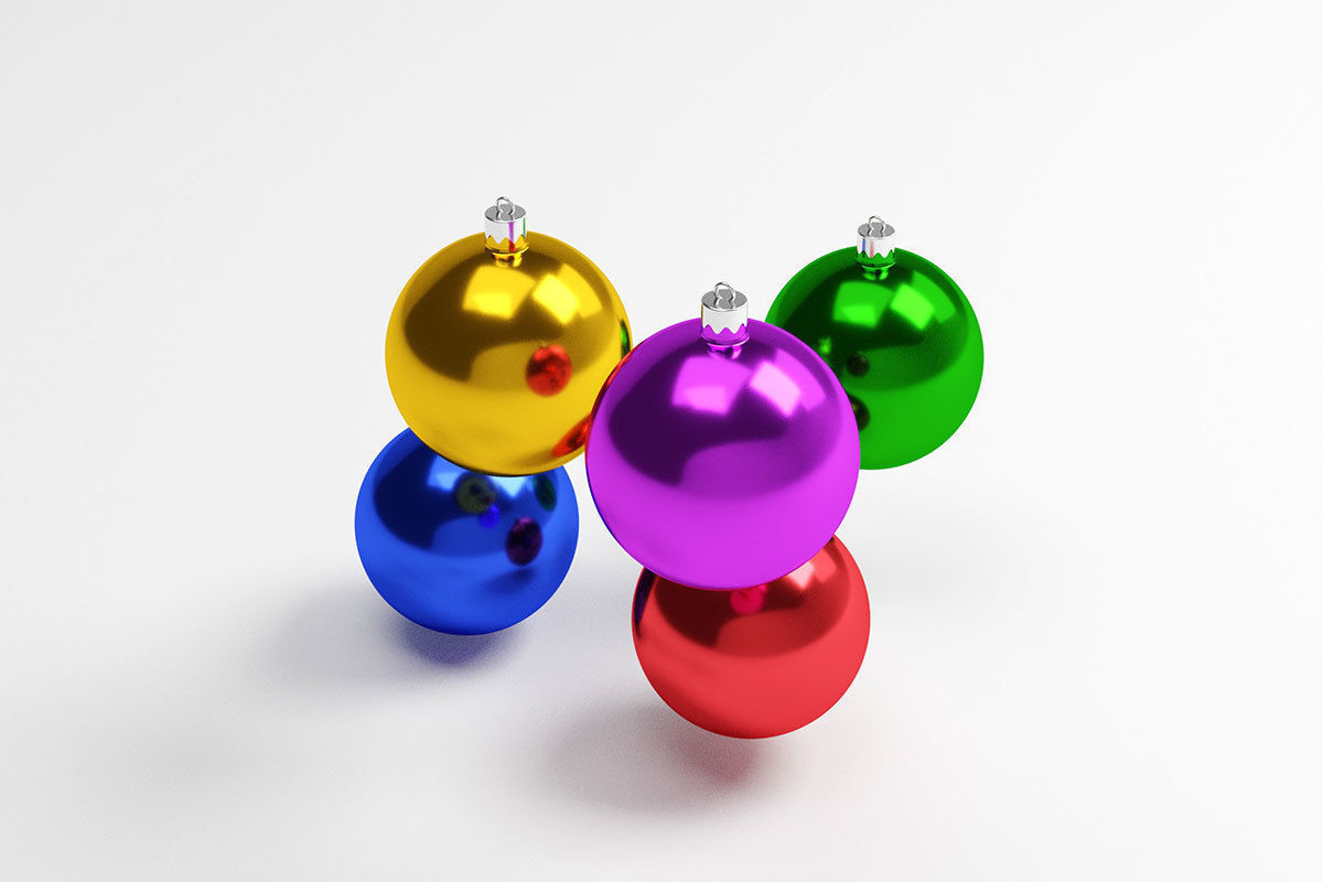 Christmas tree toys 3D model_22