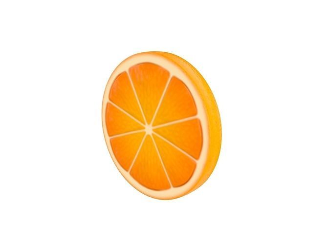 Orange Slice Low-poly 3D model