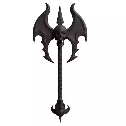 Skull Axe 3d model